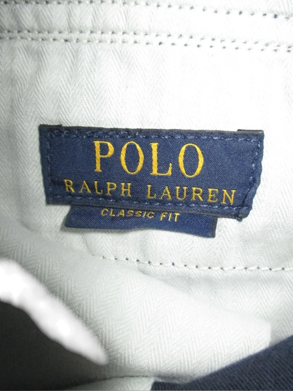 Polo Ralph Lauren Men’s Navy 100% Cotton Cargo Shorts Size 33 Classic Fit